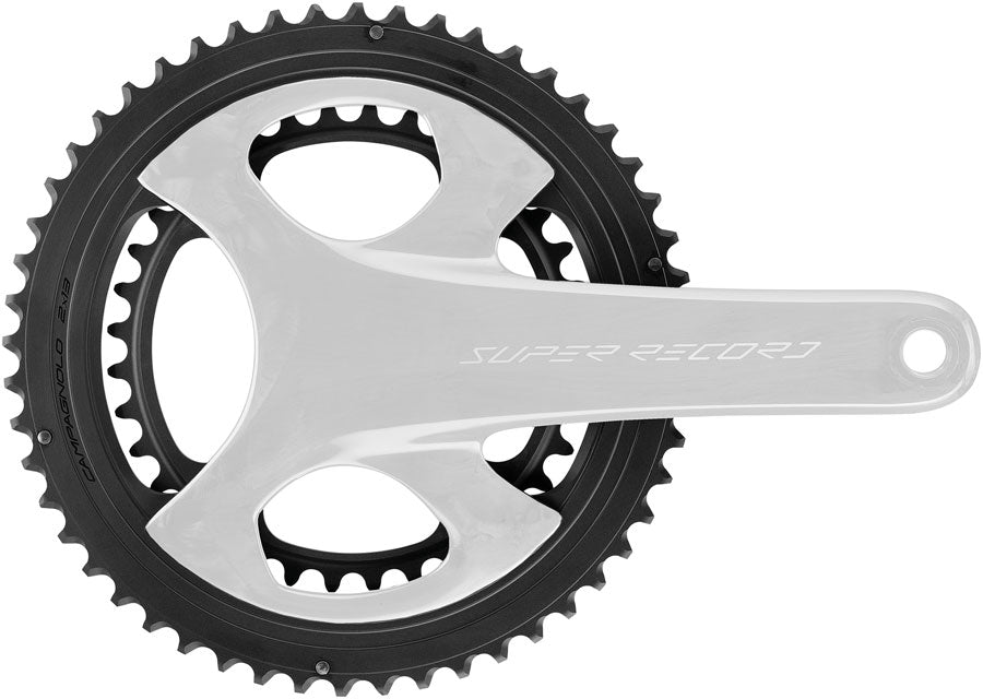 Campagnolo Super Record 13 2x Chainring Set - 50/34t 121/88 BCD For 13-Speed Aluminum BLK