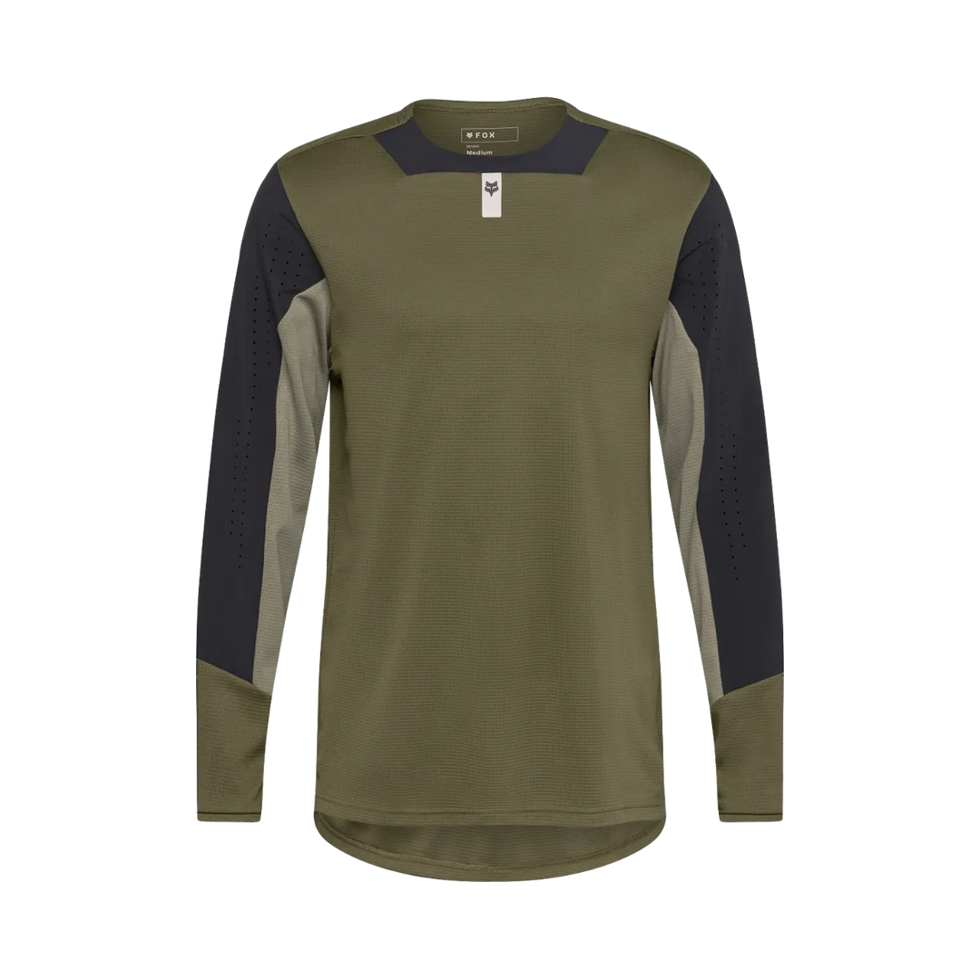 Defend Long Sleeve Jersey - Olive Green / S