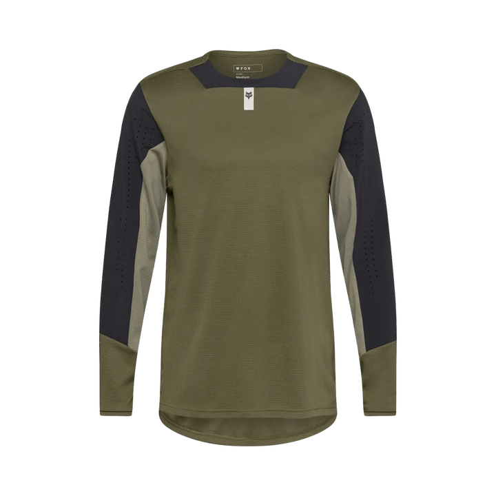 Defend Long Sleeve Jersey - Olive Green / S