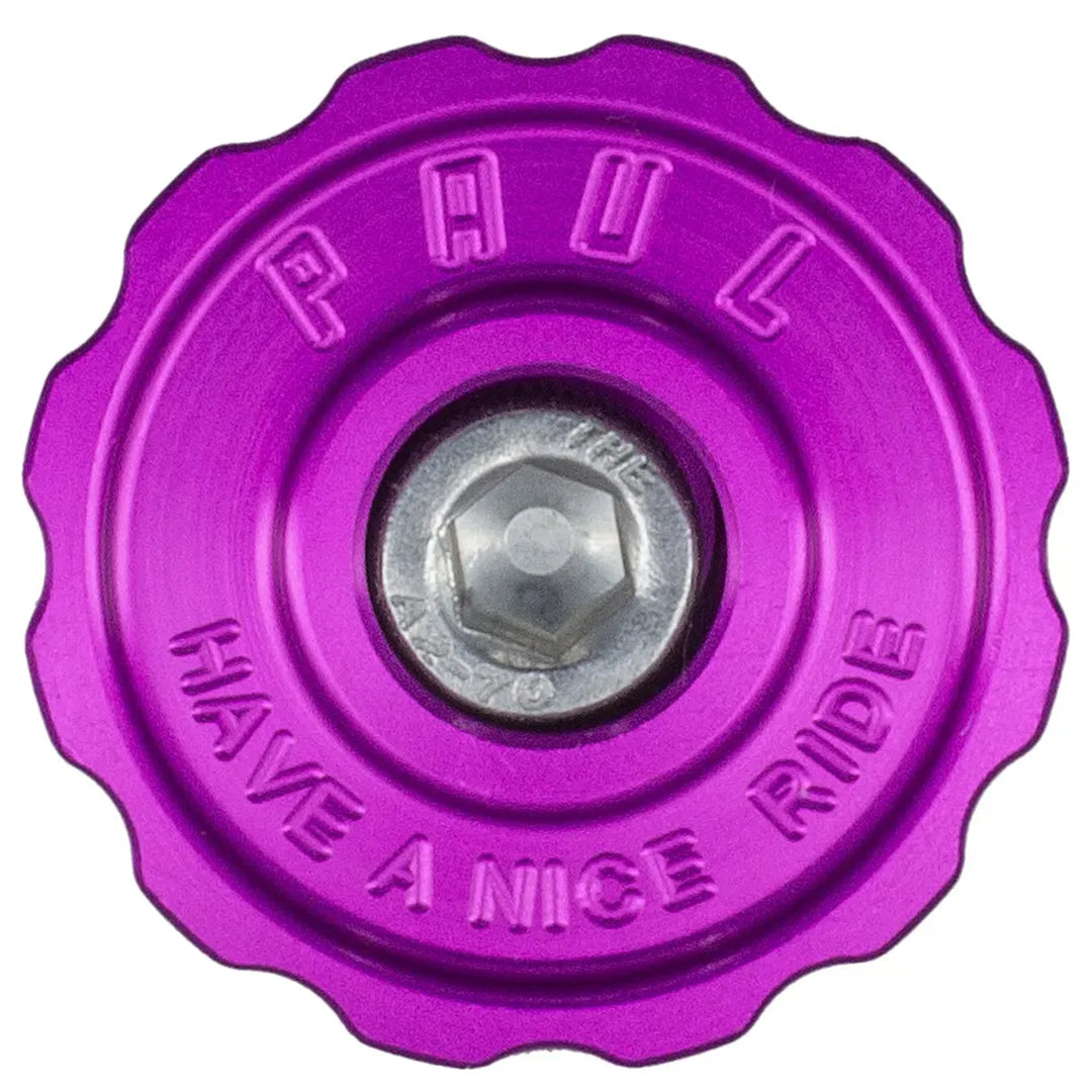 Paul Components The Rook 5mm Aluminum Top Cap Purple