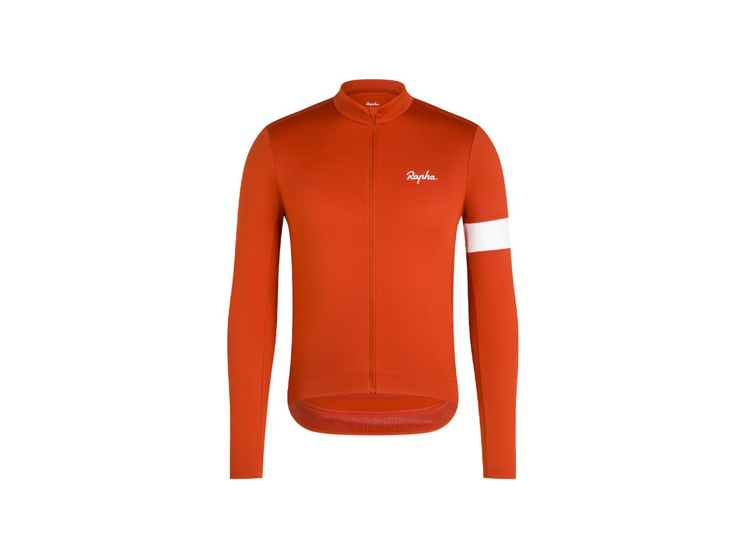 Rapha Core Thermal LS Large Picante/White Jersey