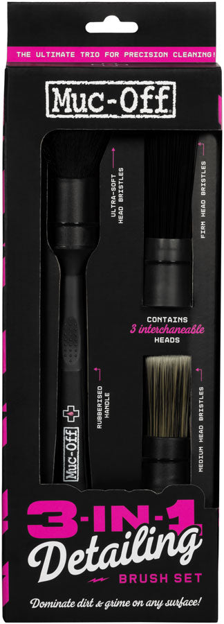 Muc-Off 3-in-1 Detailing Brush Set
