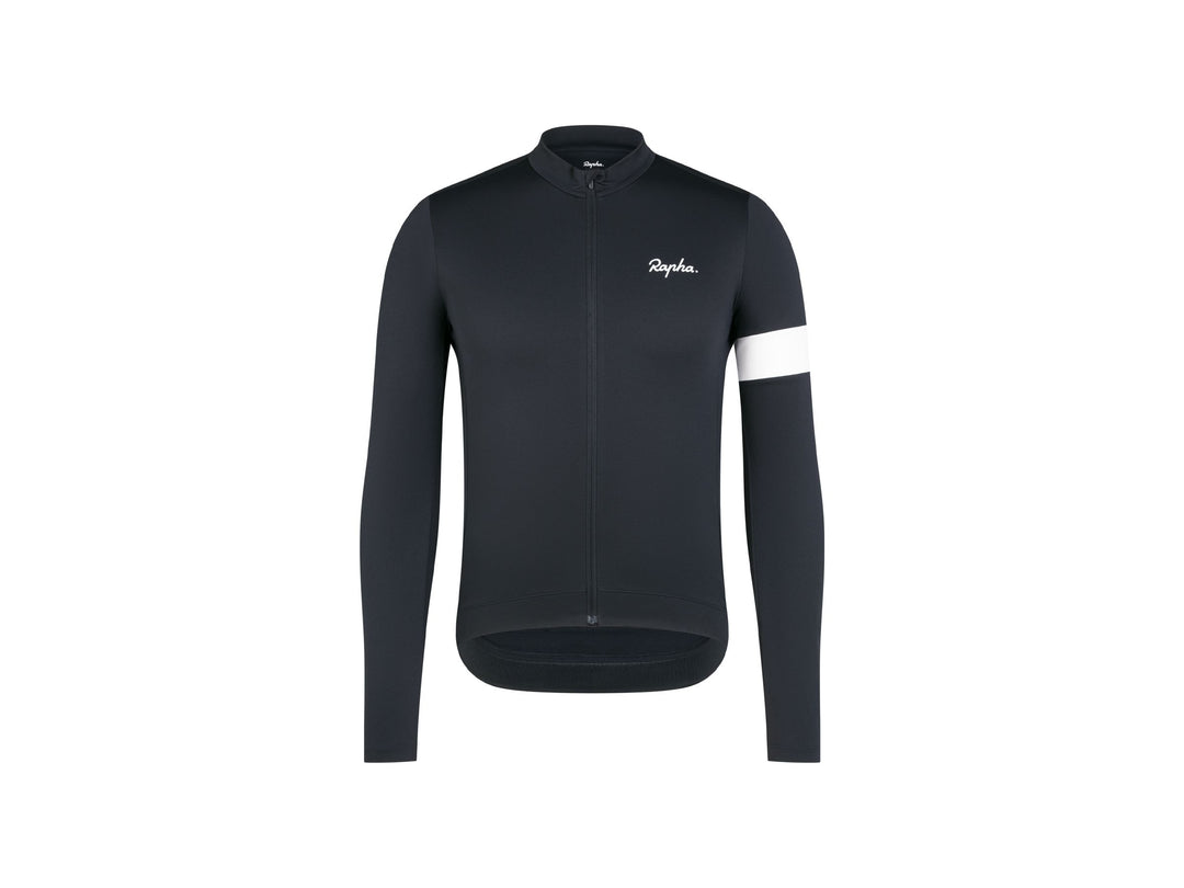 Rapha Core Thermal Long Sleeve Large Black Jersey