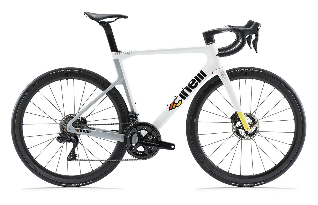 PRESSURE 2 - ULTEGRA DISC DI2 - RACING WHITE PATINA / XS/46