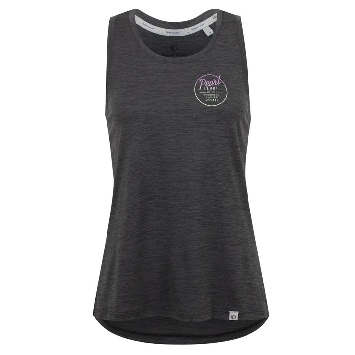 Women's Transfer Tech Tank - BLACK HEATHER GEAR FOR GOOD / XS