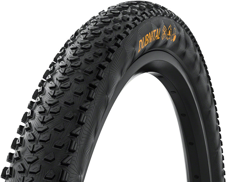 Continental Dubnital Tire - 29 x 2.00 / 700 x 50 Tubeless Folding BLK Rapid Trail Casing E25