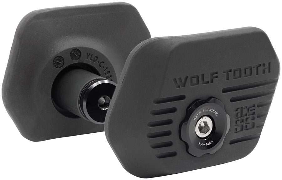 Wolf Tooth Locked-In Bar Ends Black Pair