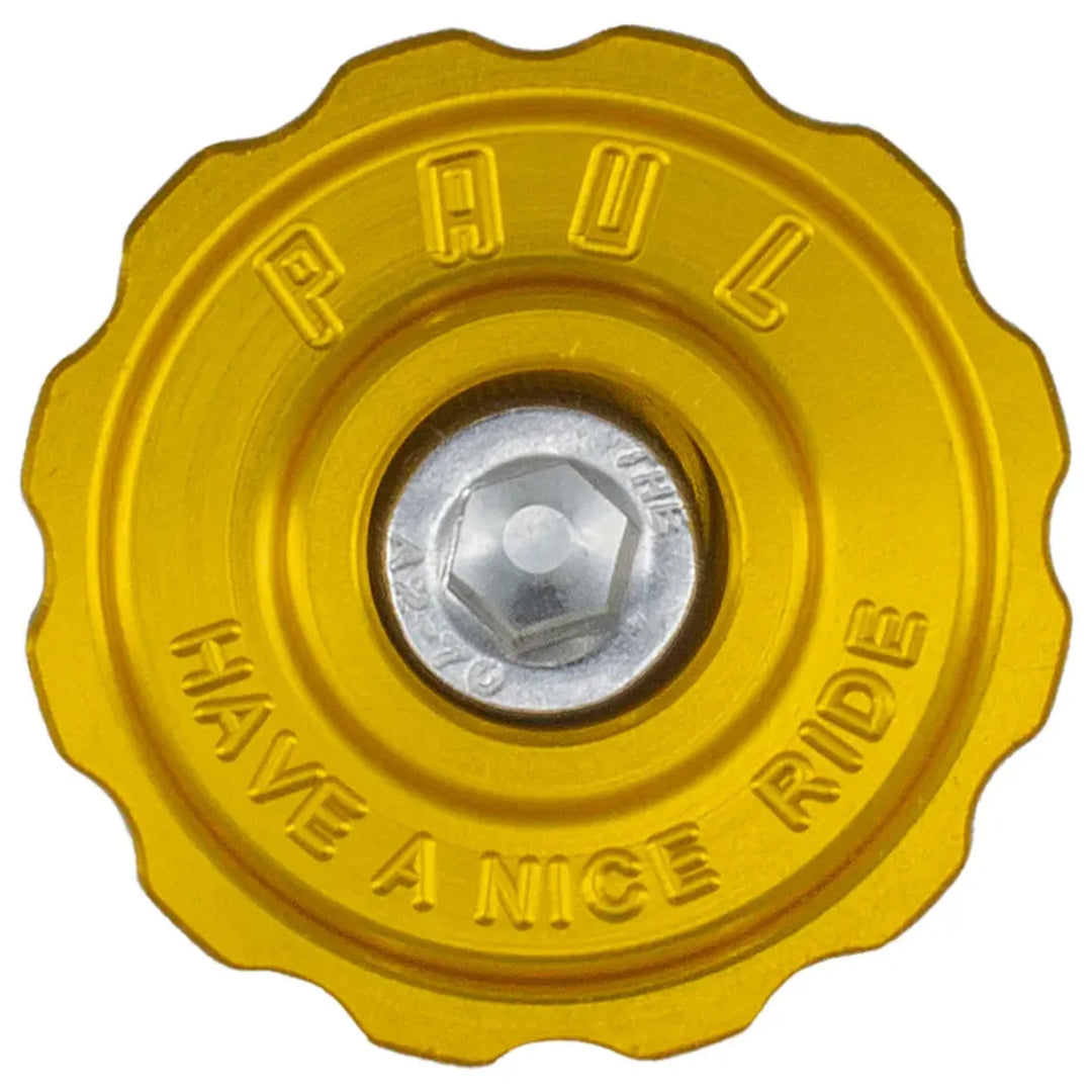 Paul Components The Rook 5mm Aluminum Top Cap Gold