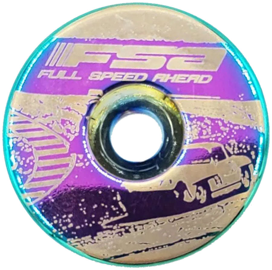 Full Speed Ahead Sea Otter Racetrack Custom Top Cap