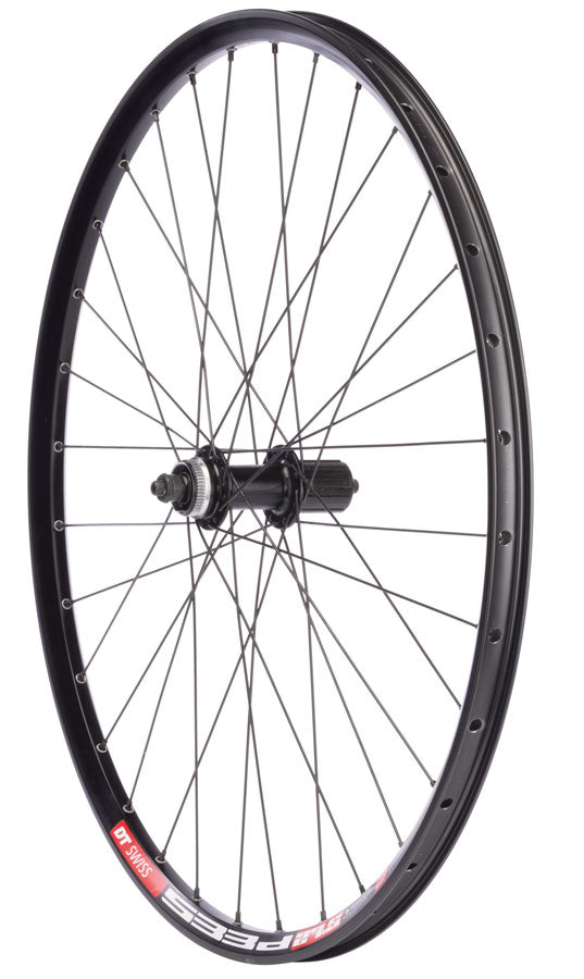 Quality Wheels Cues/DT 533d Rear Wheel - 27.5" QR x 135mm Center-Lock HG 11 BLK 32H