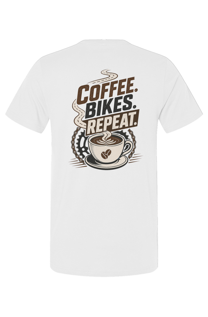Coffee Bikes Repeat T Shirt