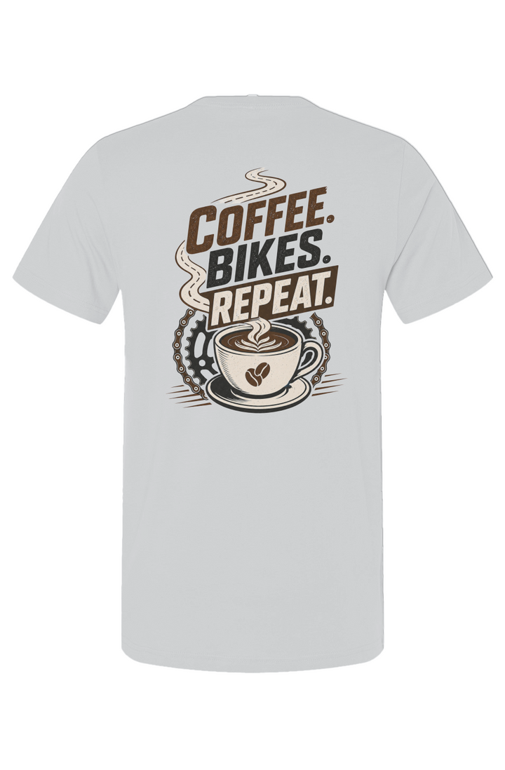 Coffee Bikes Repeat T Shirt