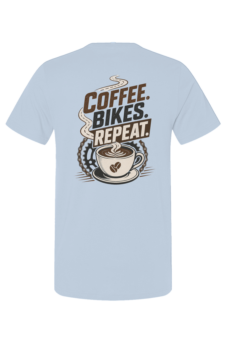 Coffee Bikes Repeat T Shirt