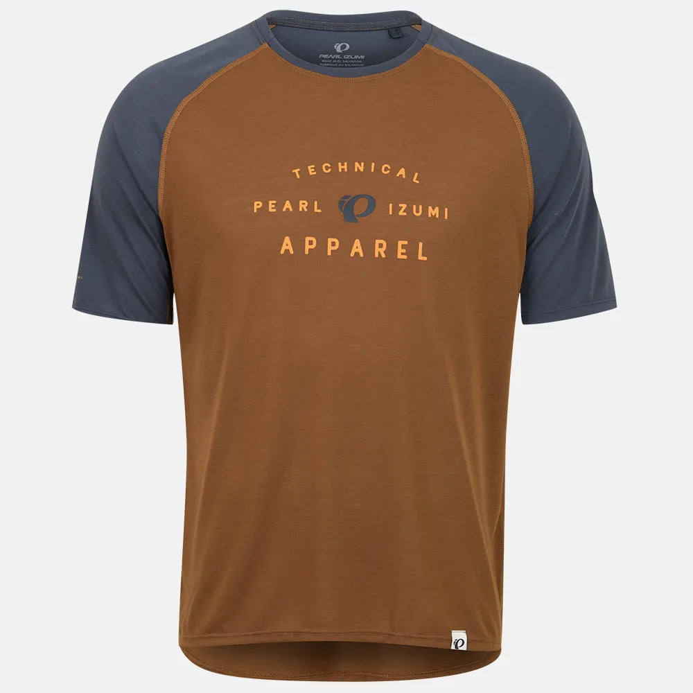 Men's Canyon Short Sleeve Jersey - SADDLE/DARK INK / L