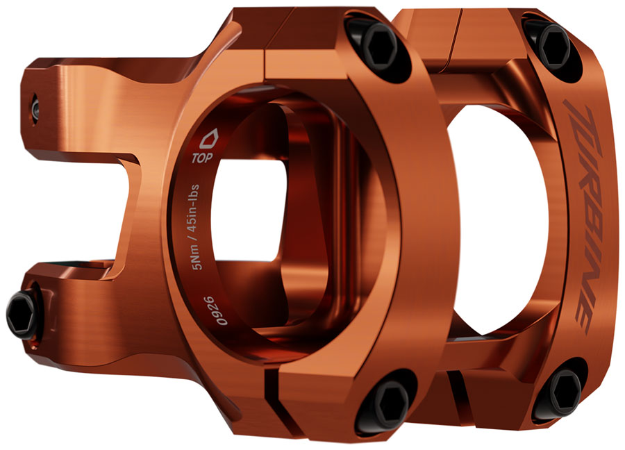 RaceFace Turbine Stem - 40mm 35mm Clamp +/-0 1 1/8" Orange