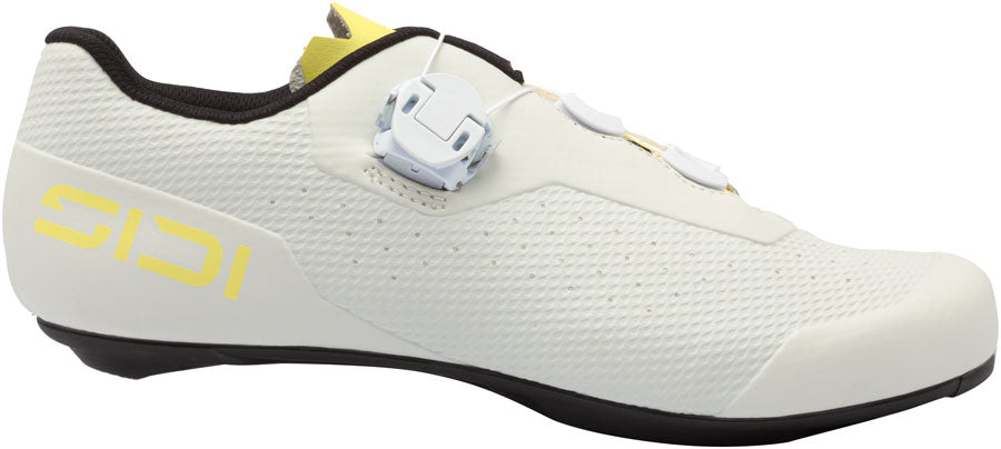 SIDI Fast 3 Road Cycling Shoe - Ice White Bright Yellow 43