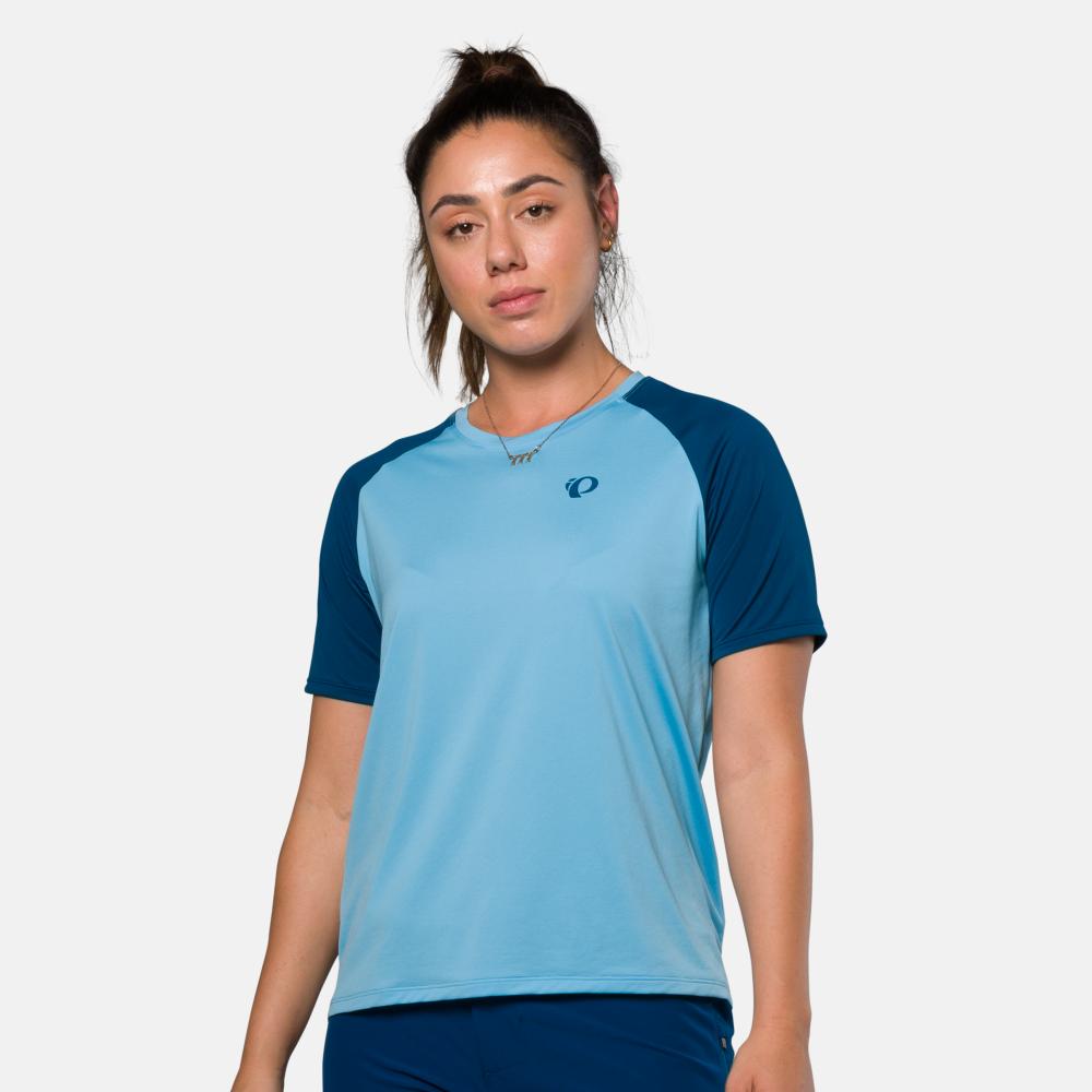 Women's Summit Short Sleeve Jersey - AIR BLUE / L
