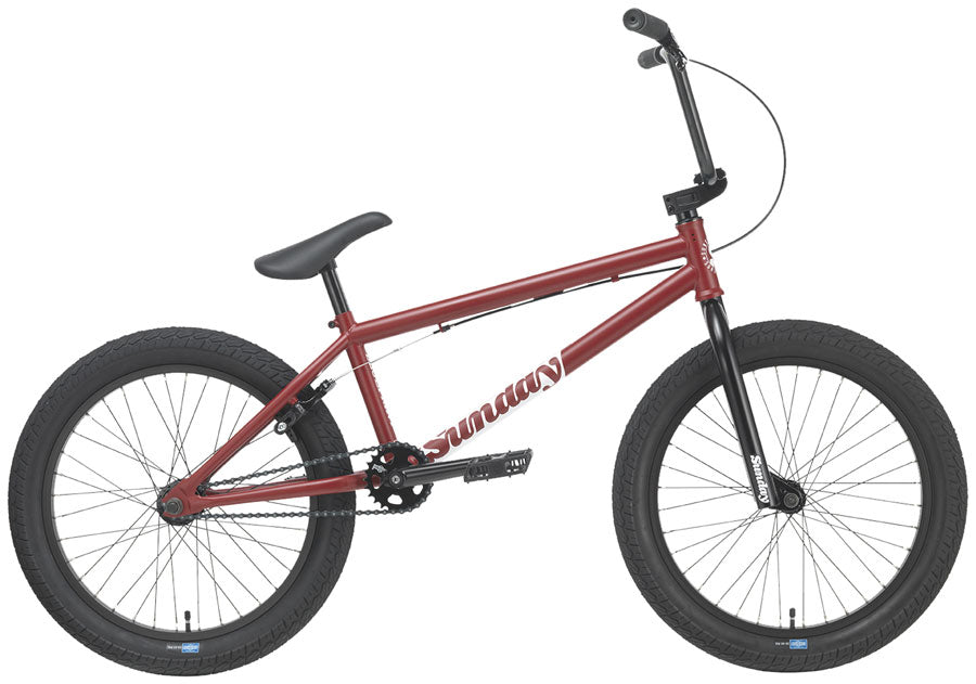 Sunday Blueprint BMX Bike - 21" TT Matte Maroon
