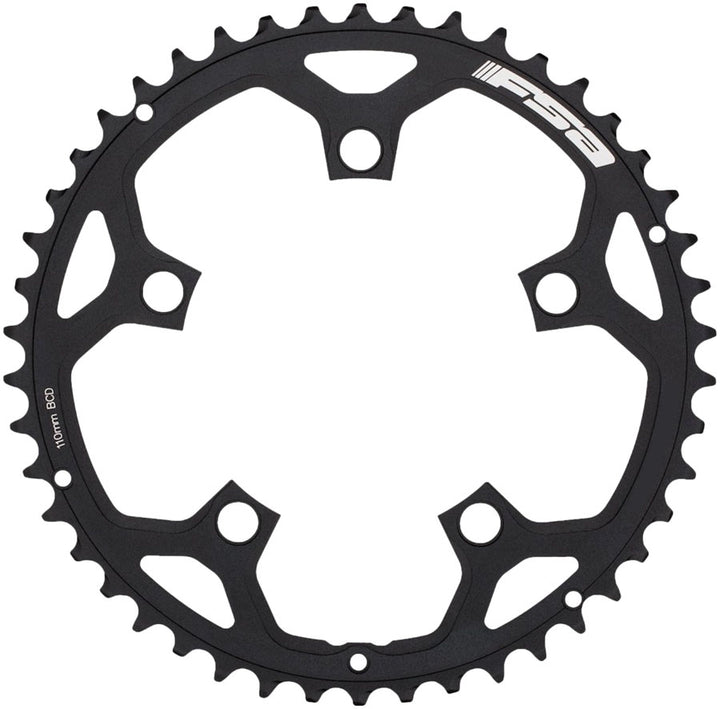 Full Speed Ahead Tempo Pro Road Chainring - 48t 5-Bolt 110mm BCD Aluminum BLK