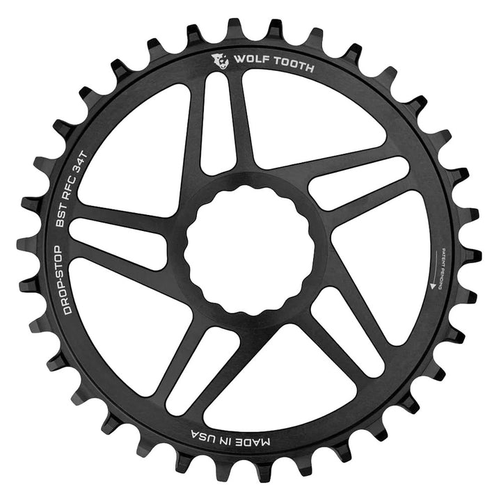 Wolf Tooth Components Cinch Boost Drop-Stop B Chainring0mm Offset 34T Blac