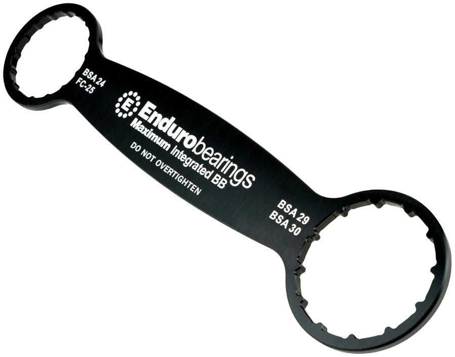 Enduro BBT-036 Flat Wrench Bottom Bracket Tool - 46mm x 12-spline 41 mm x 16-spline Interfaces For Maxhit BSA-24 FC-25 29 30