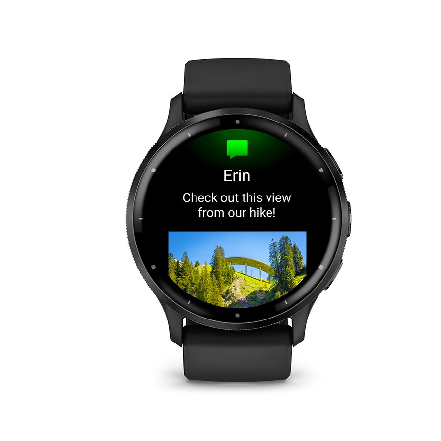 Garmin Venu 3 Watch Watch Color: Black Wristband: Black - Silicone