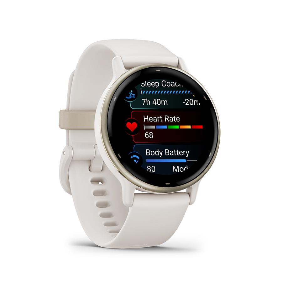 Garmin vivoactive 5 Watch Watch Color: Ivory Wristband: Ivory - Silicone