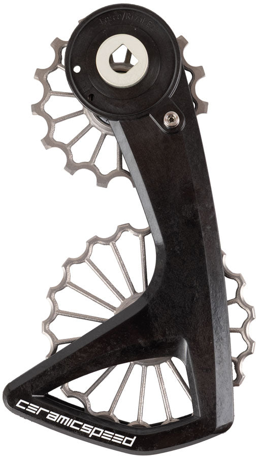 CeramicSpeed OSPW RS Pulley Wheel System SRAM Force E1 Rival E1 AXS - Coated Races 3D Printed Titanium Pulley Carbon Cage