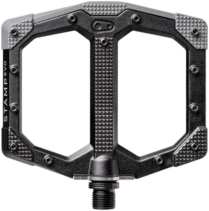 Crankbrothers Stamp Evo Pedals - Platform Aluminum 9/16" Black Small