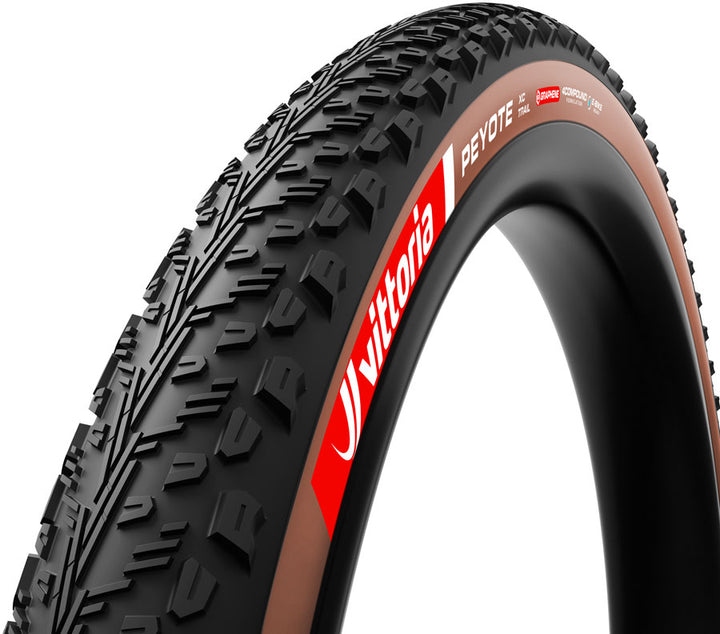 Vittoria Peyote XC Trail Tire - 29 x 2.40 Tubeless Folding BLK/Brown 4C Graphene G2.0 E-Bike