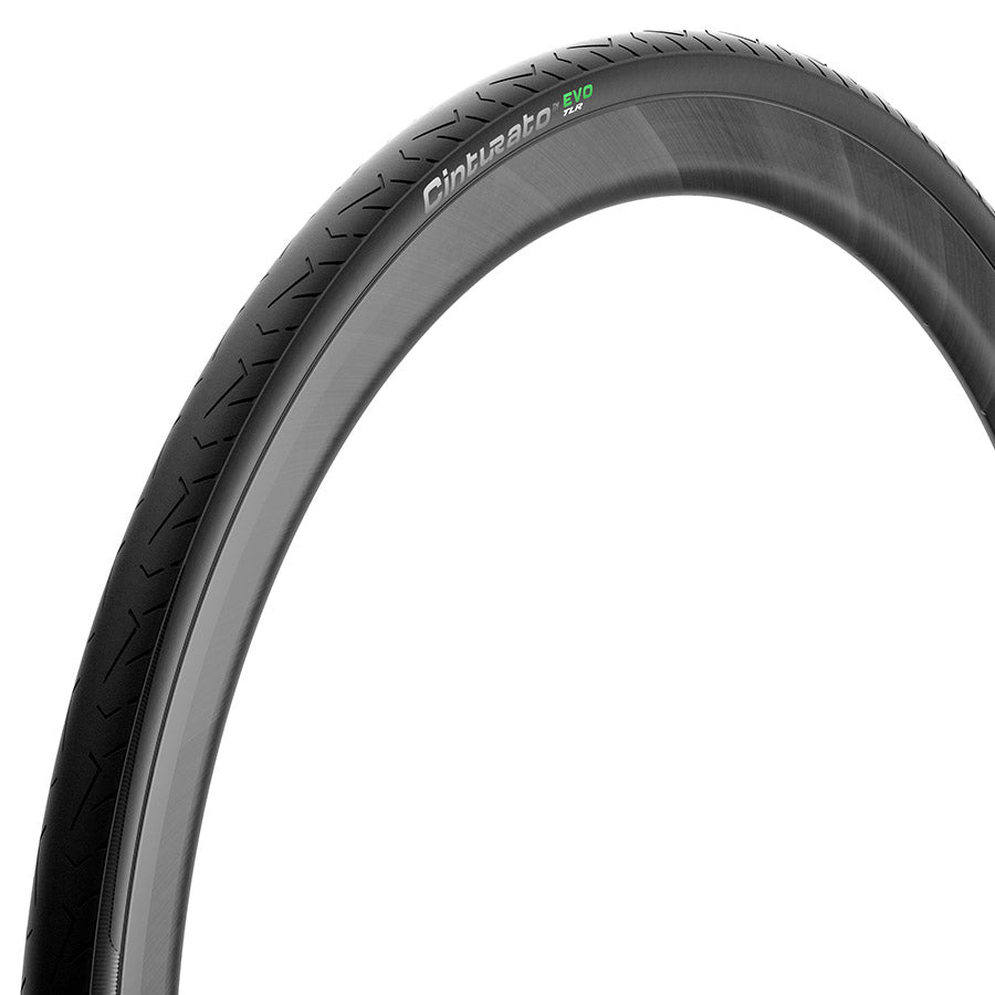 Pirelli Cinturato EVO TLR Road Tire 700x45C Folding Tubeless Ready SmartEVO AS TechWALL+ 60TPI Black