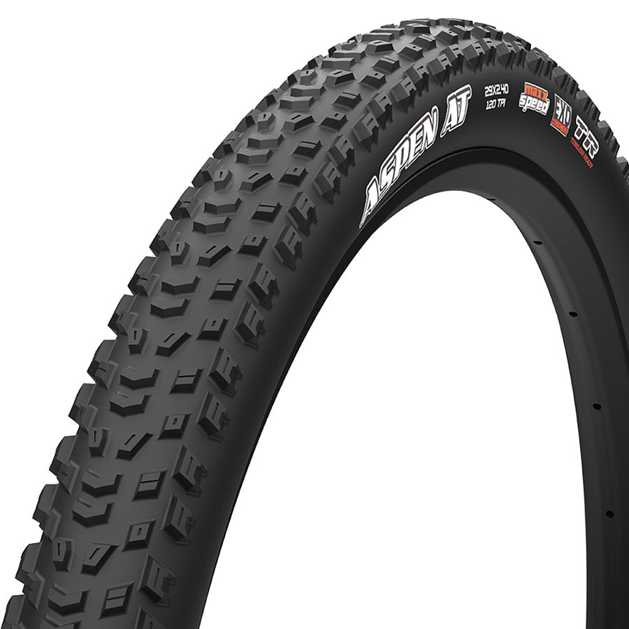Maxxis Aspen AT Mountain Tire 29"x2.40 Folding Tubeless Ready MaxxSpeed EXO Black