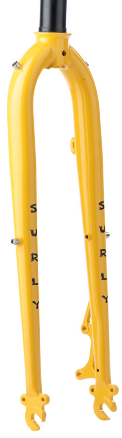 Surly Preamble Fork - 700c QRx100mm 1-1/8" Straight Steerer Steel Milky Lemonade