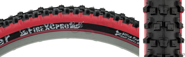 Panaracer Fire XC Pro Tire - 26 x 2.1 Clincher Wire Black/Red 30tpi