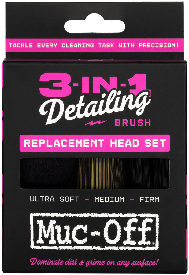 Muc-Off 3-in-1 Detail Brush Replacement Head Set
