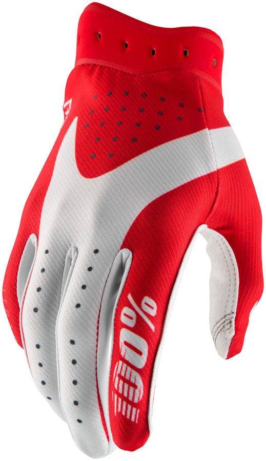 100% Itrack Gloves - Red Large