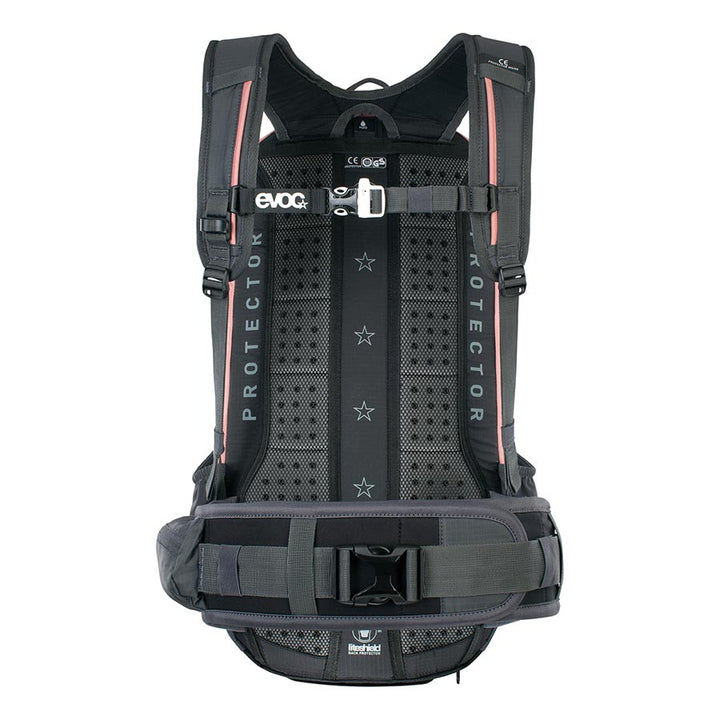 EVOC FR Enduro Protector backpack 16L Dusty Pink/Carbon Grey S