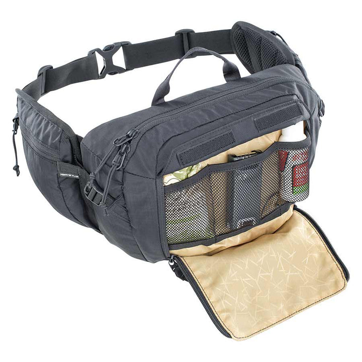 EVOC Hip Pack 3L + 1.5L Bladder Hydration Bag Volume: 3L Bladder: Included (1.5L) Black