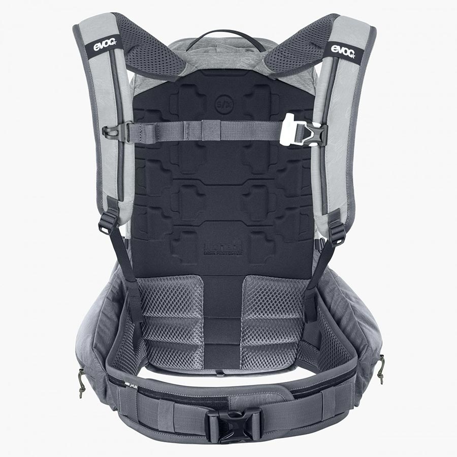 EVOC Trail Pro 16 Protector backpack 16L Stone/Carbon Grey LXL