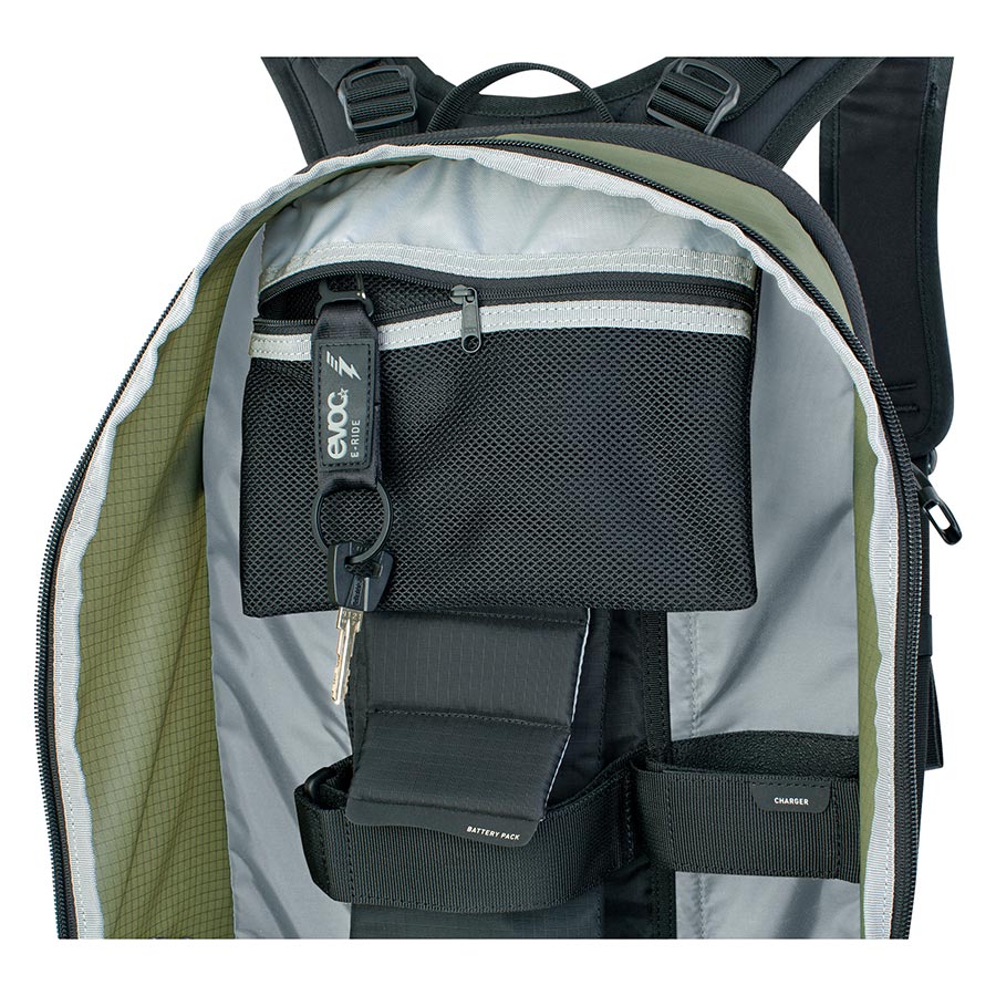 EVOC FR Tour E-Ride 30 Protector backpack 30L Dark Olive/Black ML