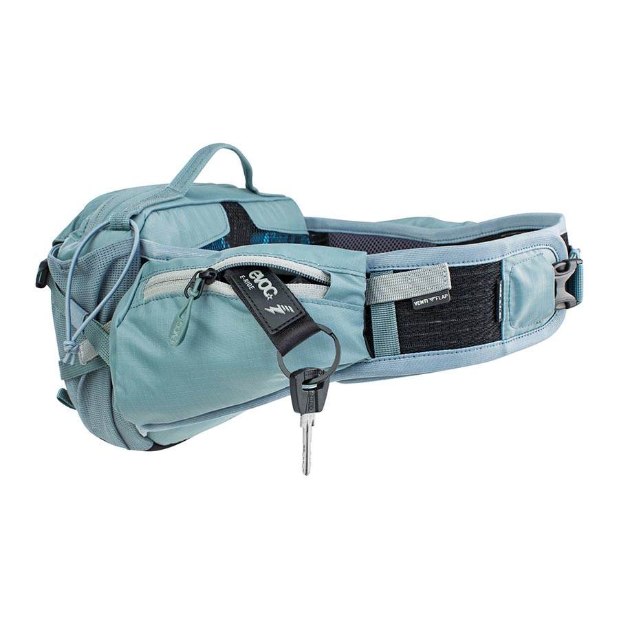 EVOC Hip Pack Pro E-Ride Hydration Bag Volume: 3L Bladder: Not included Steel