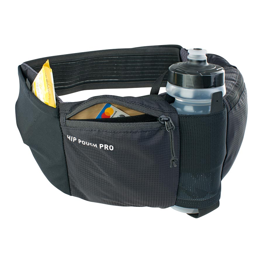 EVOC Hip Pouch Pro + Drink Bottle Bag 1.5L Black