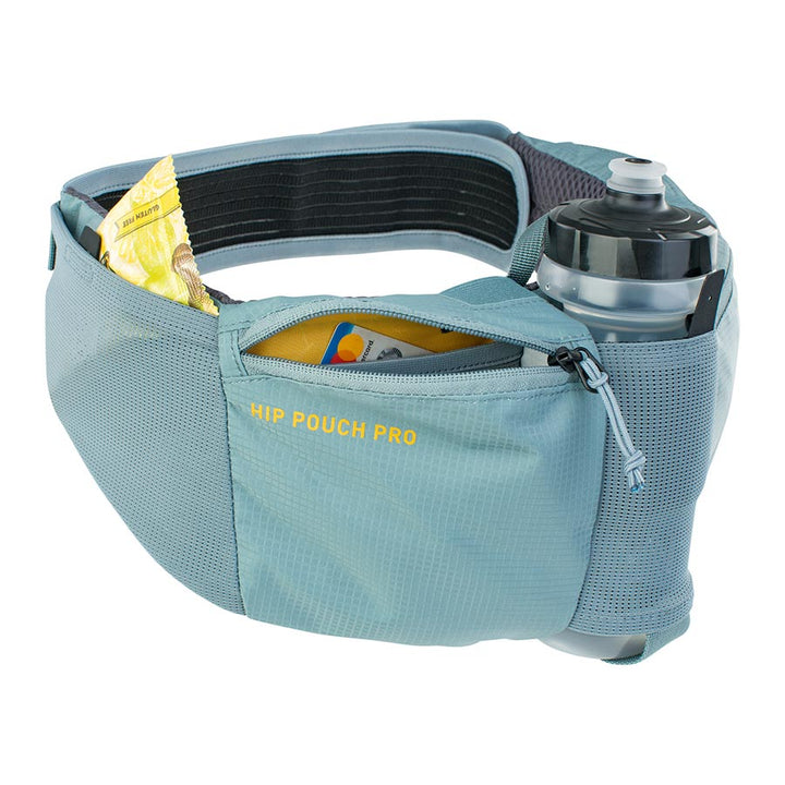 EVOC Hip Pouch Pro + Drink Bottle Bag 1.5L Steel