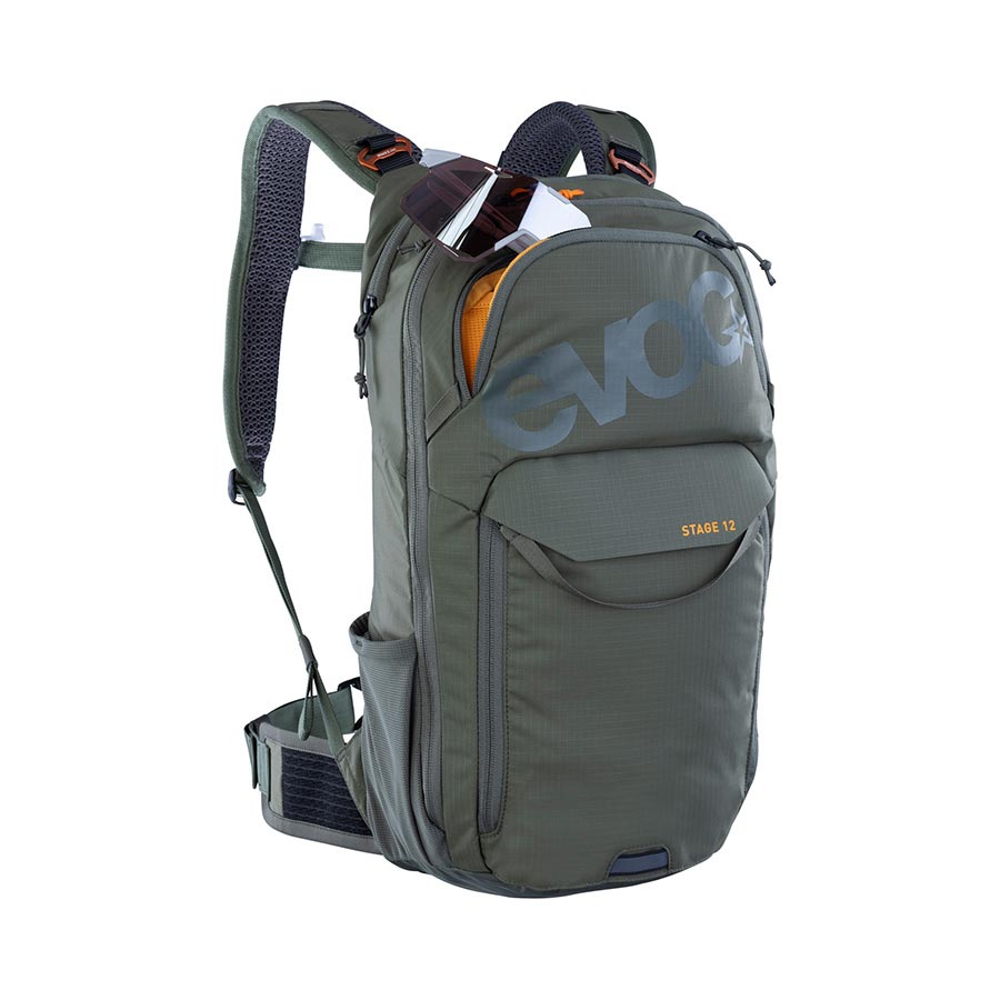 EVOC Stage 12 Hydration Bag Volume: 12L Bladder: Not included Dark Olive
