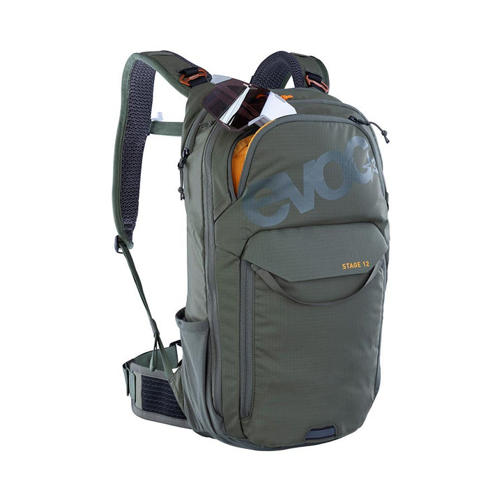EVOC Stage 12 Hydration Bag Volume: 12L Bladder: Not included Dark Olive