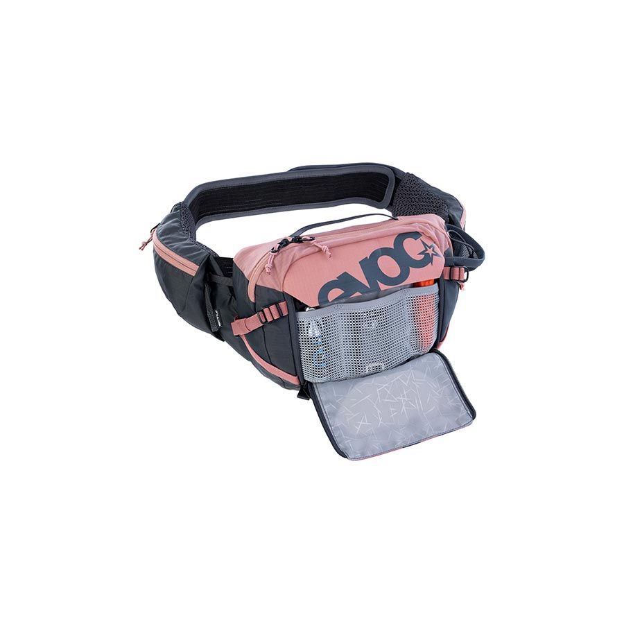 EVOC Hip Pack Pro 3 +1.5L Bladder Hip Pack 3L Included (1.5L) Dusty Pink/Carbon Grey