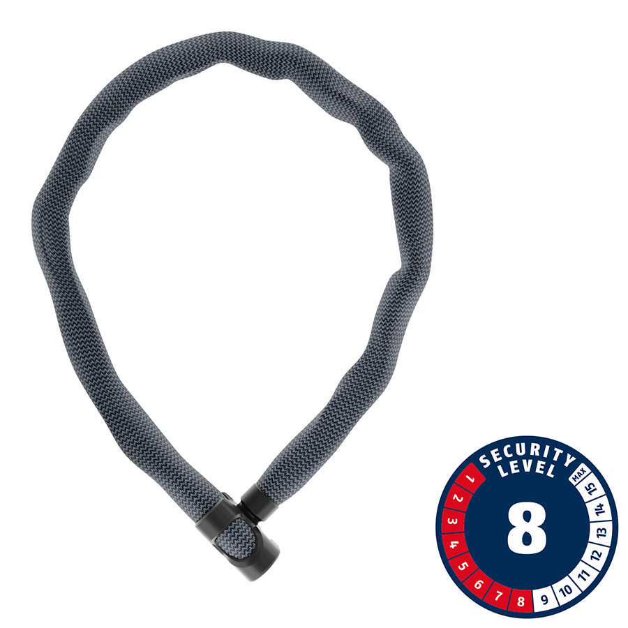 Abus IVERA 7210K Chain Lock Key 7mm 100cm 3.6' Anthracite