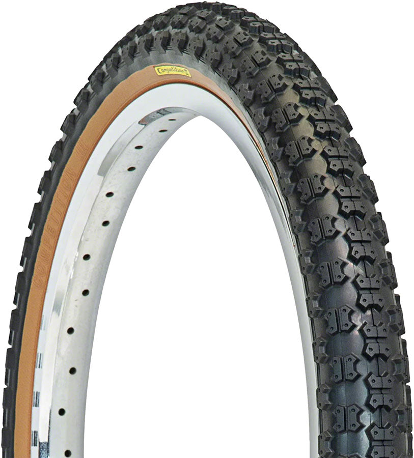 Tioga Comp III Tire - 20 x 1.75 Clincher Wire Black/Tan 60tpi
