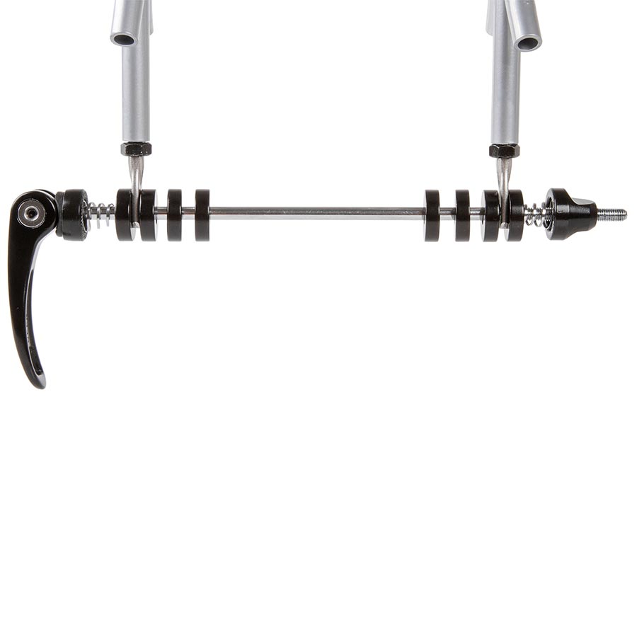 M-Wave Racky Axle QR Axle for mounting rear racks to hub axle clamp from 137 to 177mm