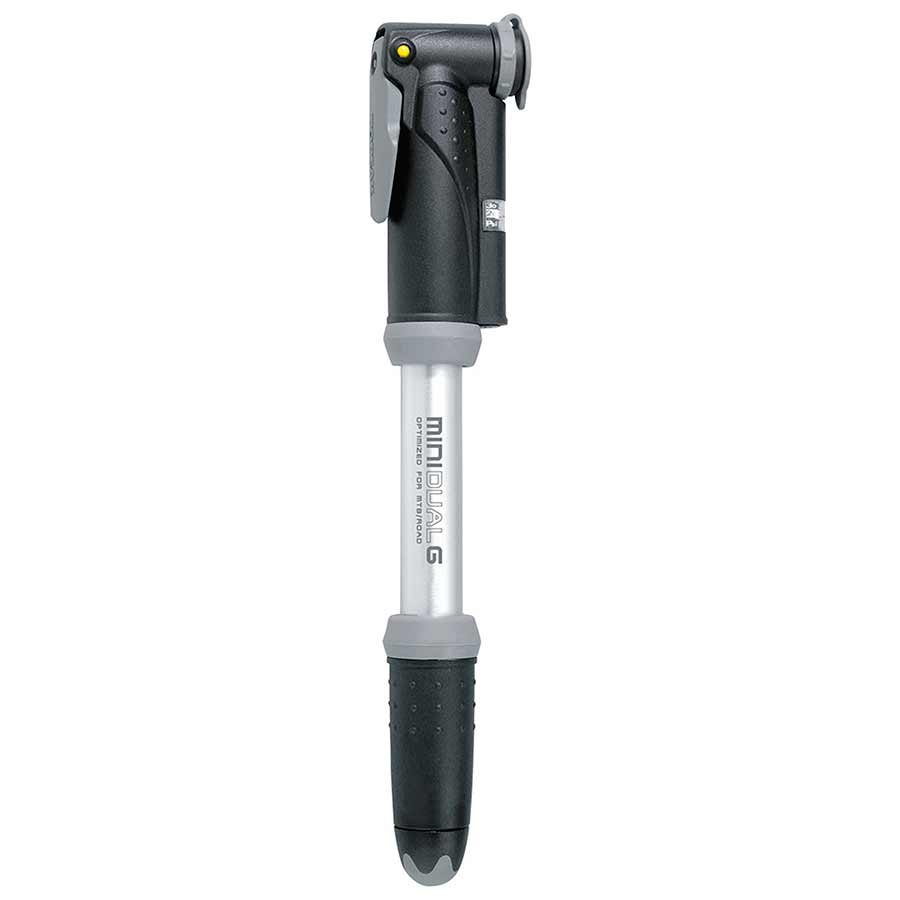 Topeak Mini Dual G Pump W/Gauge Silver